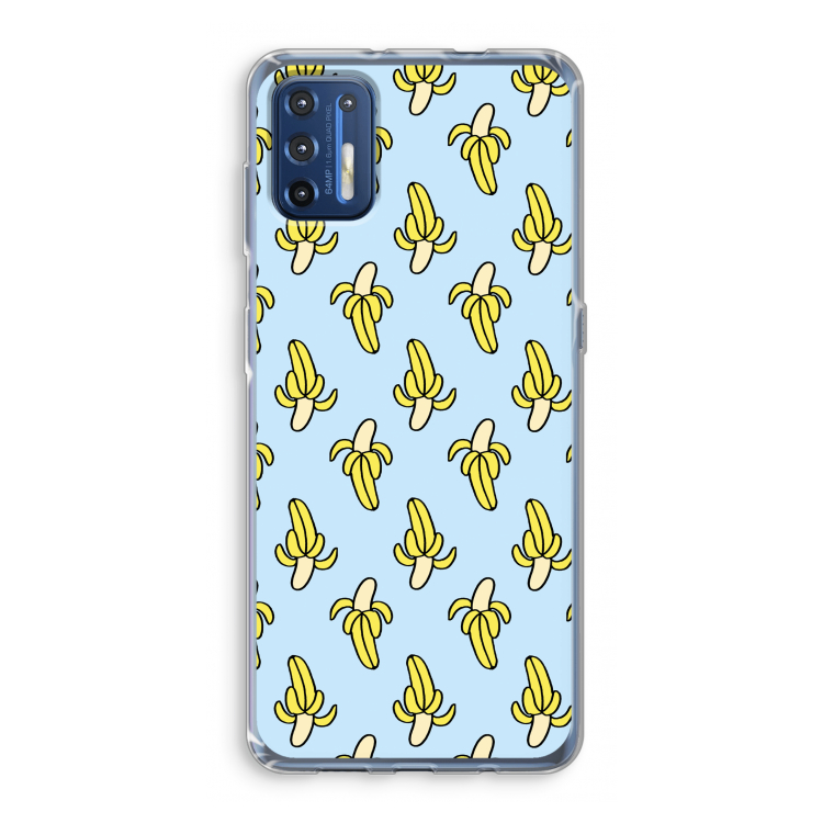 Bananas: Motorola Moto G9 Plus Transparant Hoesje