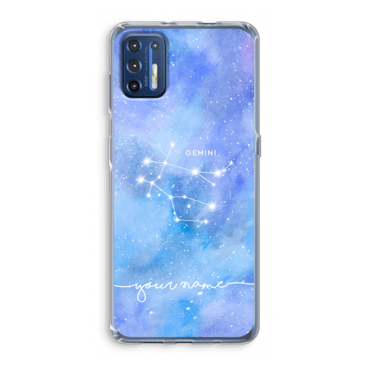 Sterrenbeeld - Licht: Motorola Moto G9 Plus Transparant Hoesje