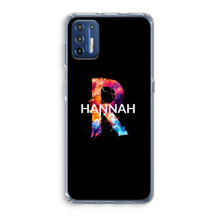 Abstract Spectrum: Motorola Moto G9 Plus Transparant Hoesje