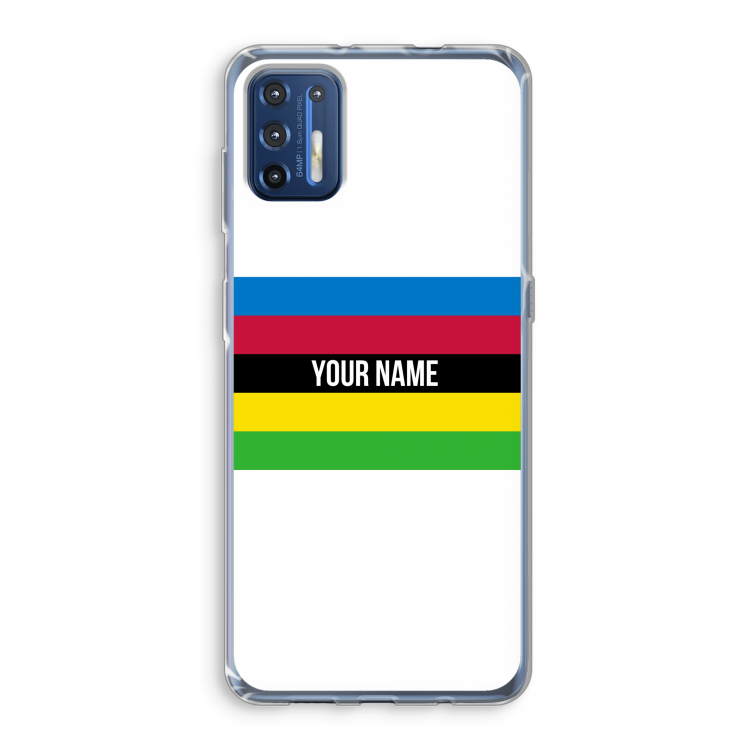 WK Wielrennen: Motorola Moto G9 Plus Transparant Hoesje