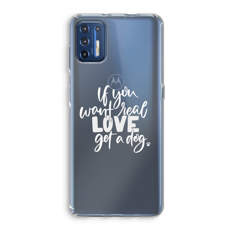 Partner in crime: Motorola Moto G9 Plus Transparant Hoesje