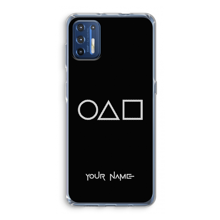 Squid Game: Motorola Moto G9 Plus Transparant Hoesje
