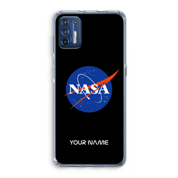 NASA: Motorola Moto G9 Plus Transparant Hoesje