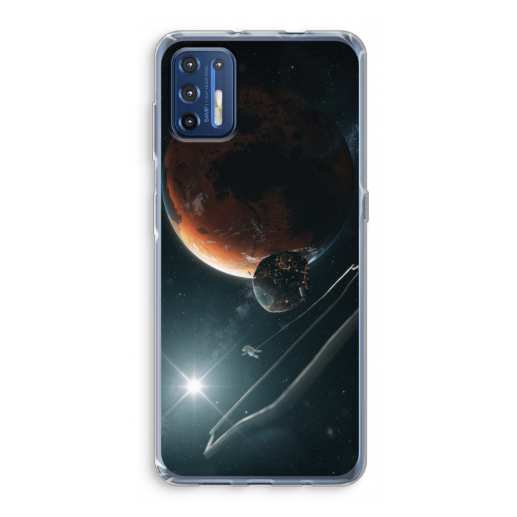 Mars Renaissance: Motorola Moto G9 Plus Transparant Hoesje