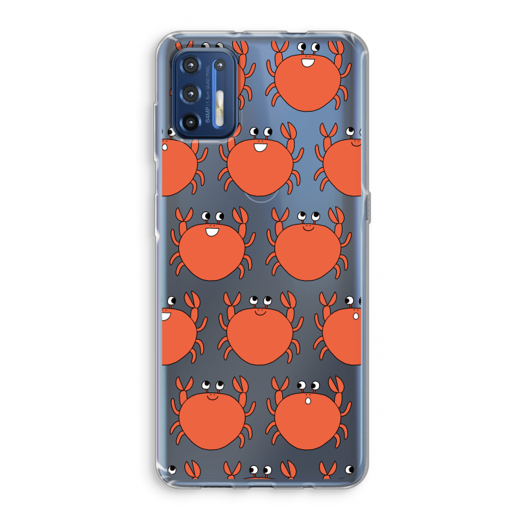 Krab: Motorola Moto G9 Plus Transparant Hoesje