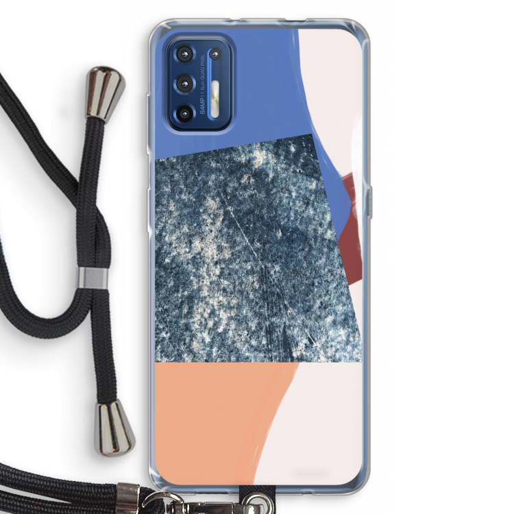 Billy: Motorola Moto G9 Plus Transparant Hoesje met koord