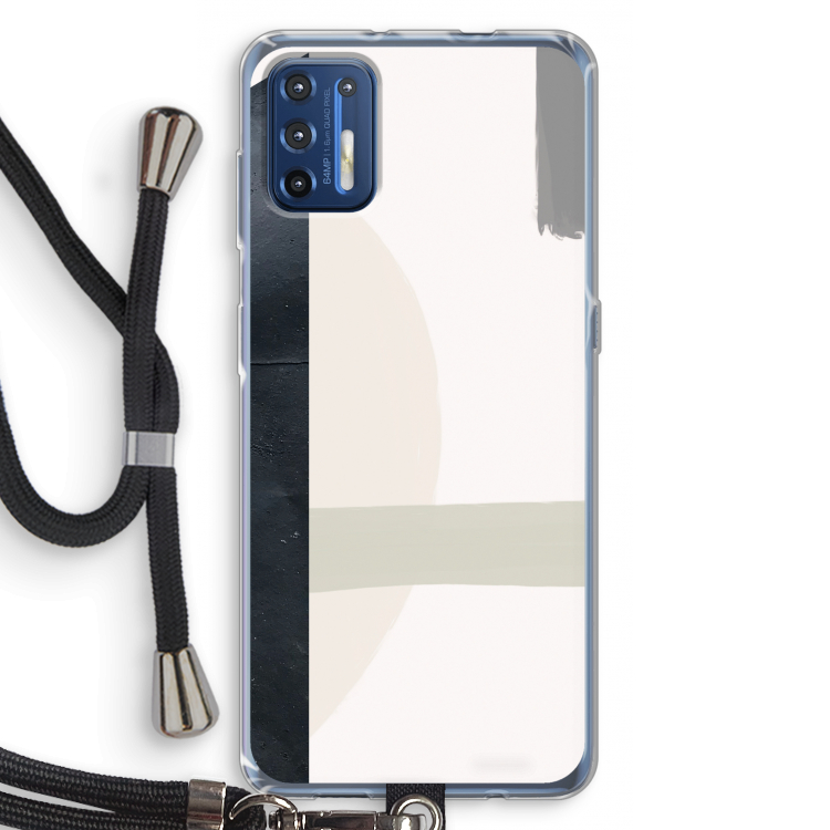 Baca: Motorola Moto G9 Plus Transparant Hoesje met koord