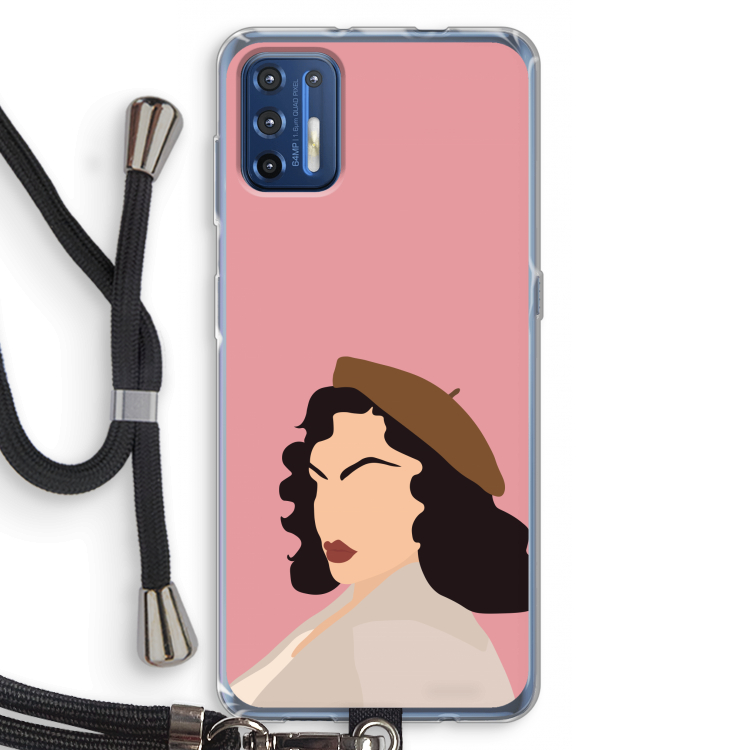 Confidence: Motorola Moto G9 Plus Transparant Hoesje met koord