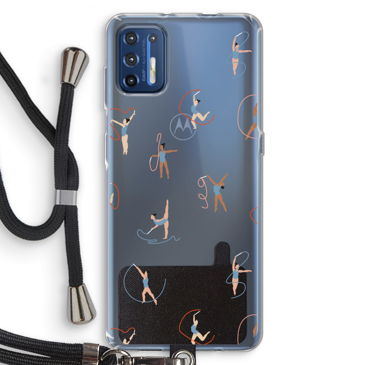 Dancing #3: Motorola Moto G9 Plus Transparant Hoesje met koord