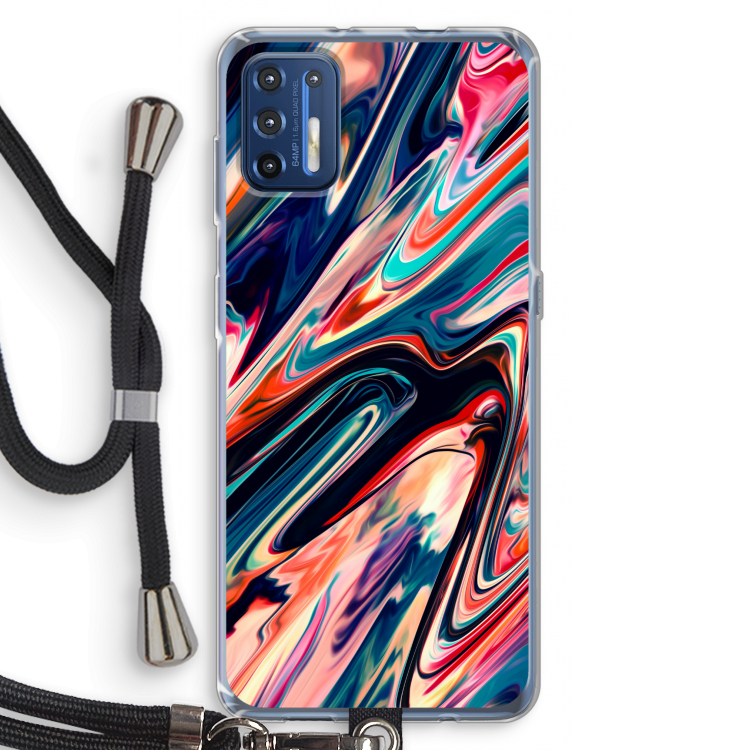 Quantum Being: Motorola Moto G9 Plus Transparant Hoesje met koord