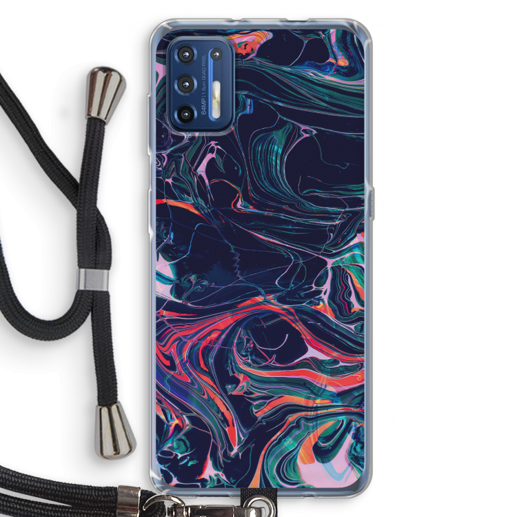 Light Years Beyond: Motorola Moto G9 Plus Transparant Hoesje met koord