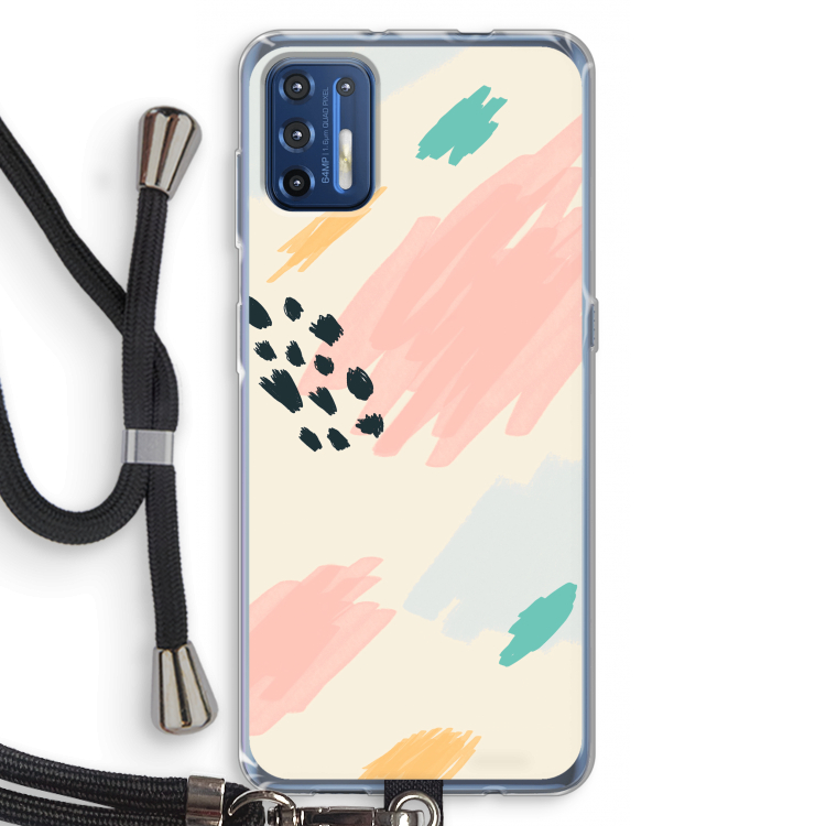 Sunday Chillings: Motorola Moto G9 Plus Transparant Hoesje met koord