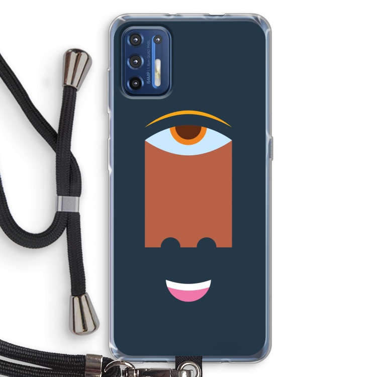 Mono M: Motorola Moto G9 Plus Transparant Hoesje met koord