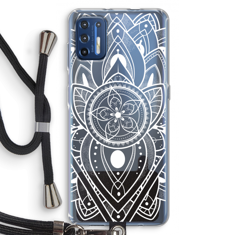 It's Complicated: Motorola Moto G9 Plus Transparant Hoesje met koord
