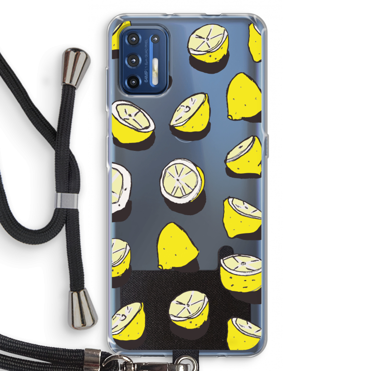 When Life Gives You Lemons...: Motorola Moto G9 Plus Transparant Hoesje met koord
