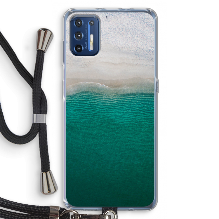 Stranded: Motorola Moto G9 Plus Transparant Hoesje met koord