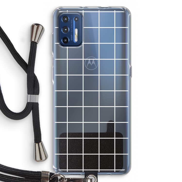 Rooster 2: Motorola Moto G9 Plus Transparant Hoesje met koord