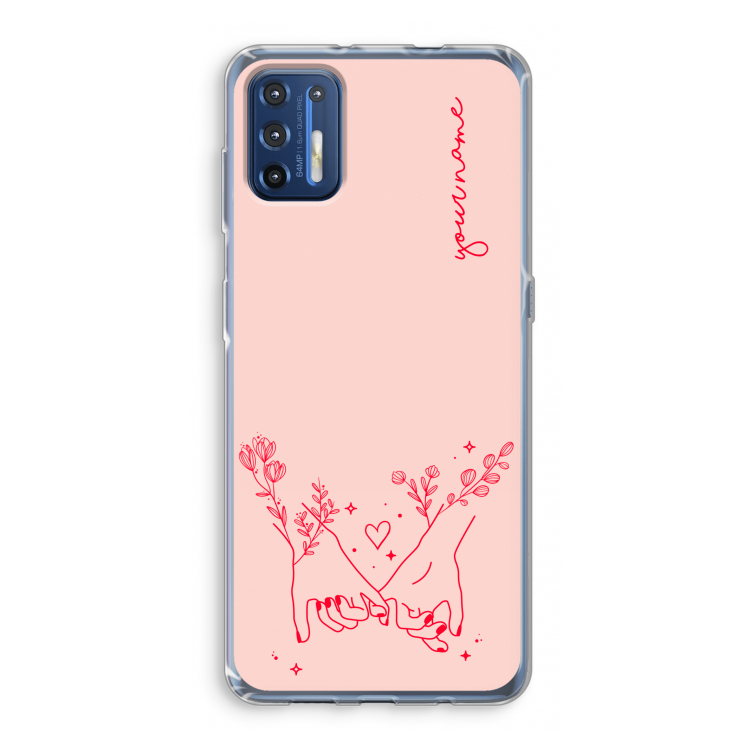 Best Friends: Motorola Moto G9 Plus Transparant Hoesje