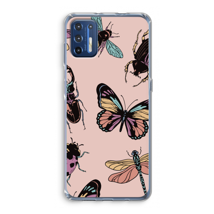 Tiny Bugs: Motorola Moto G9 Plus Transparant Hoesje