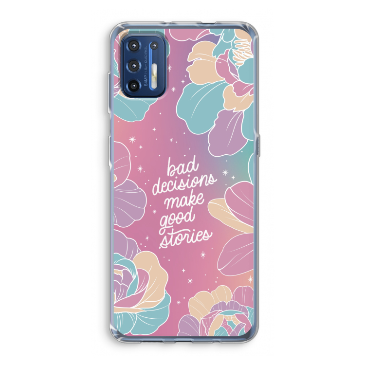 Good stories: Motorola Moto G9 Plus Transparant Hoesje