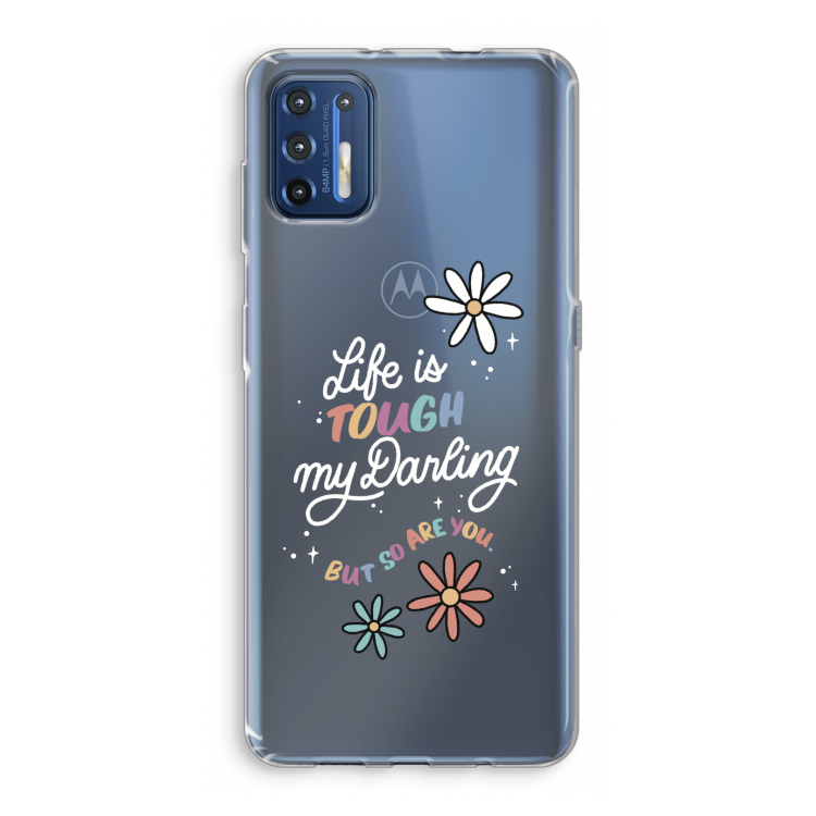 Tough Life: Motorola Moto G9 Plus Transparant Hoesje