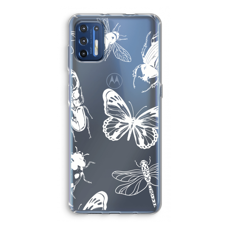 Tiny Bugs: Motorola Moto G9 Plus Transparant Hoesje