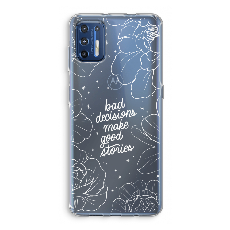 Good stories: Motorola Moto G9 Plus Transparant Hoesje