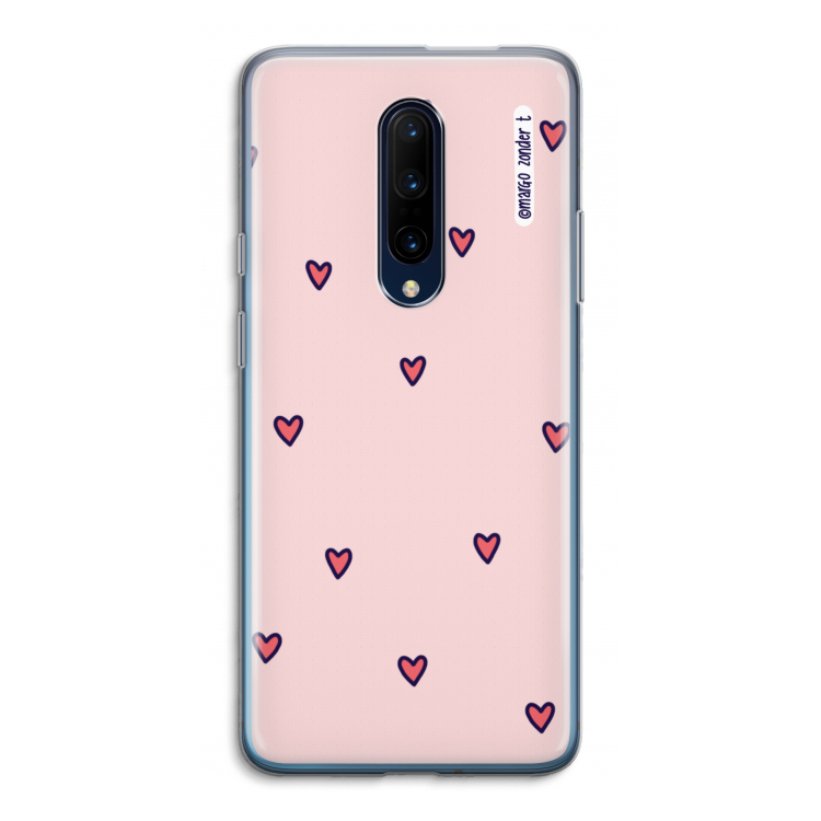 Hartjes: OnePlus 7 Pro Transparant Hoesje