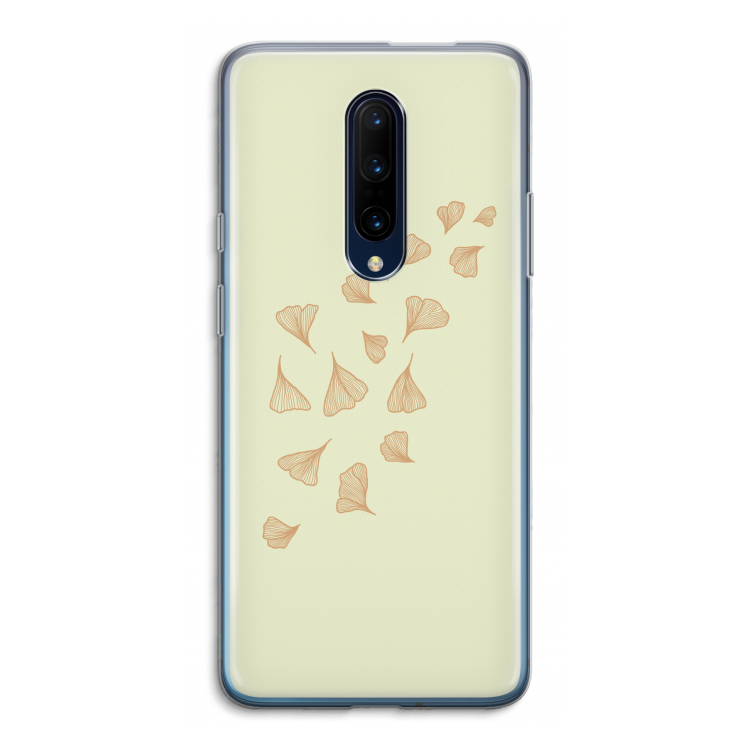 Falling Leaves: OnePlus 7 Pro Transparant Hoesje