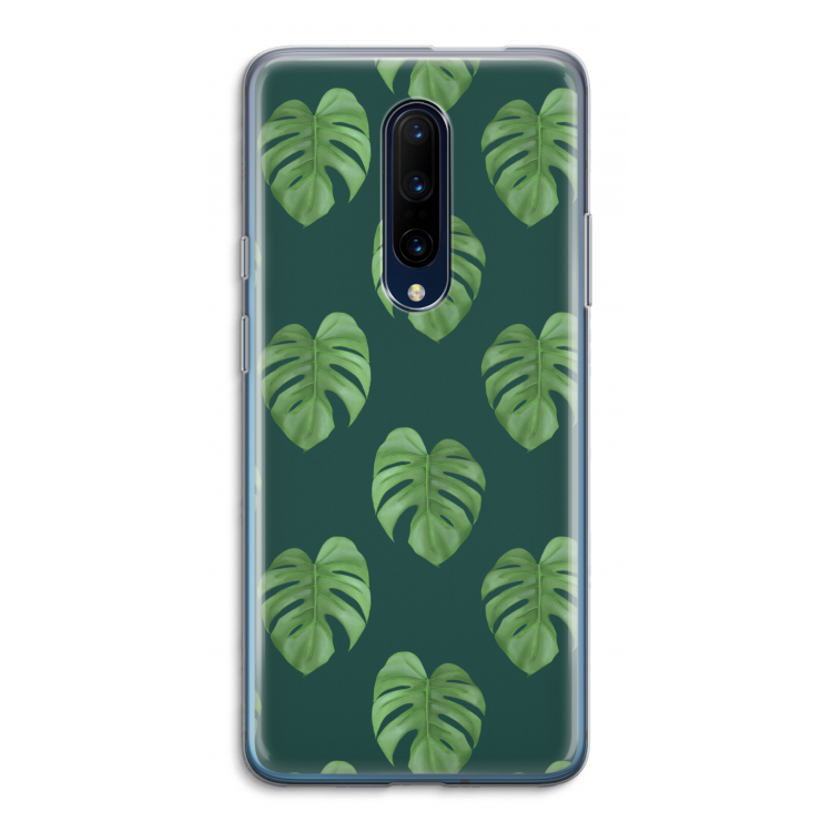 Monstera leaves: OnePlus 7 Pro Transparant Hoesje