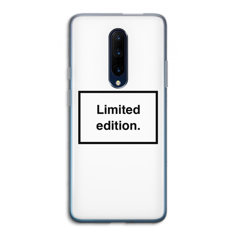 Limited edition: OnePlus 7 Pro Transparant Hoesje