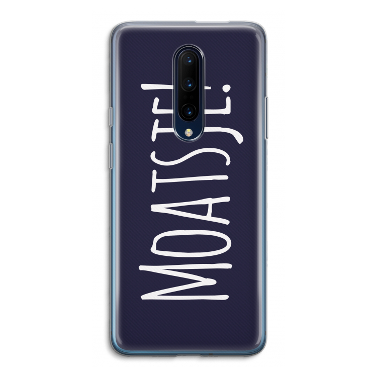 Moatsje!: OnePlus 7 Pro Transparant Hoesje