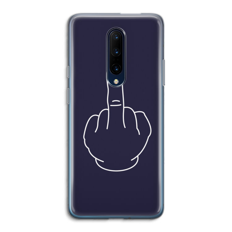 F**k U: OnePlus 7 Pro Transparant Hoesje