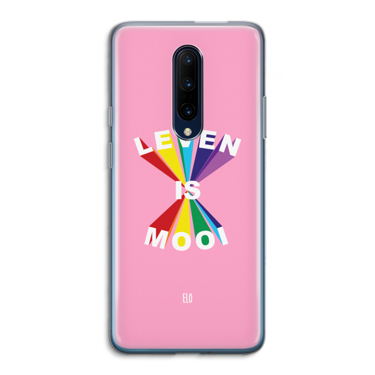 Het Leven Is Mooi: OnePlus 7 Pro Transparant Hoesje