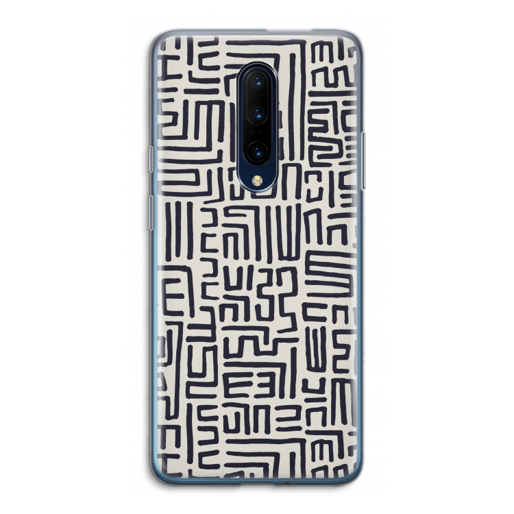 Moroccan Print: OnePlus 7 Pro Transparant Hoesje