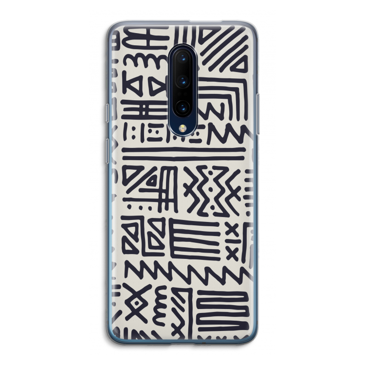 Marrakech print: OnePlus 7 Pro Transparant Hoesje