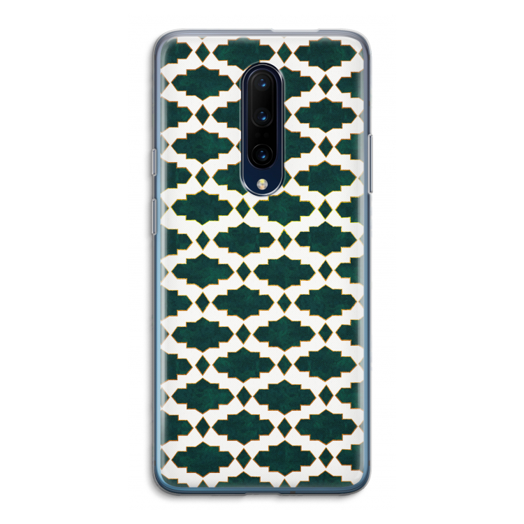 Moroccan tiles: OnePlus 7 Pro Transparant Hoesje