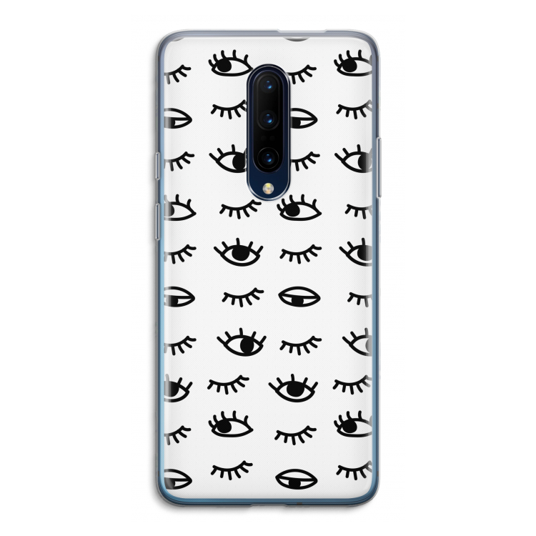 Eye pattern #2: OnePlus 7 Pro Transparant Hoesje
