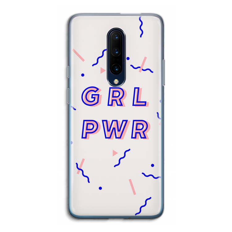 GRL PWR: OnePlus 7 Pro Transparant Hoesje