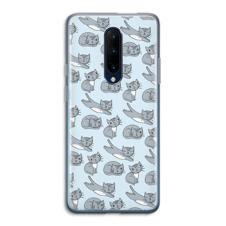 Poezen: OnePlus 7 Pro Transparant Hoesje