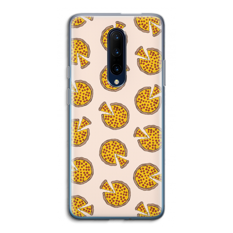 You Had Me At Pizza: OnePlus 7 Pro Transparant Hoesje