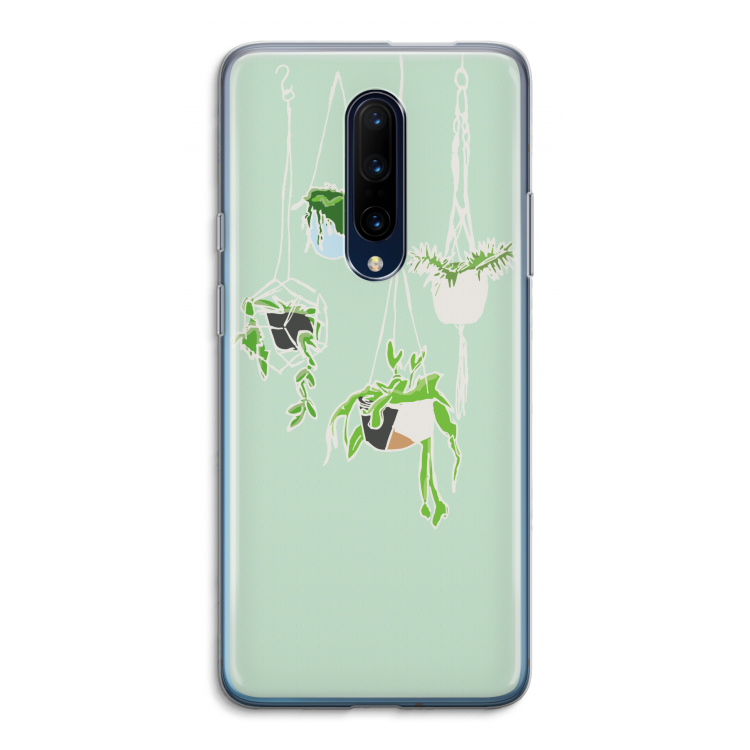Hang In There: OnePlus 7 Pro Transparant Hoesje
