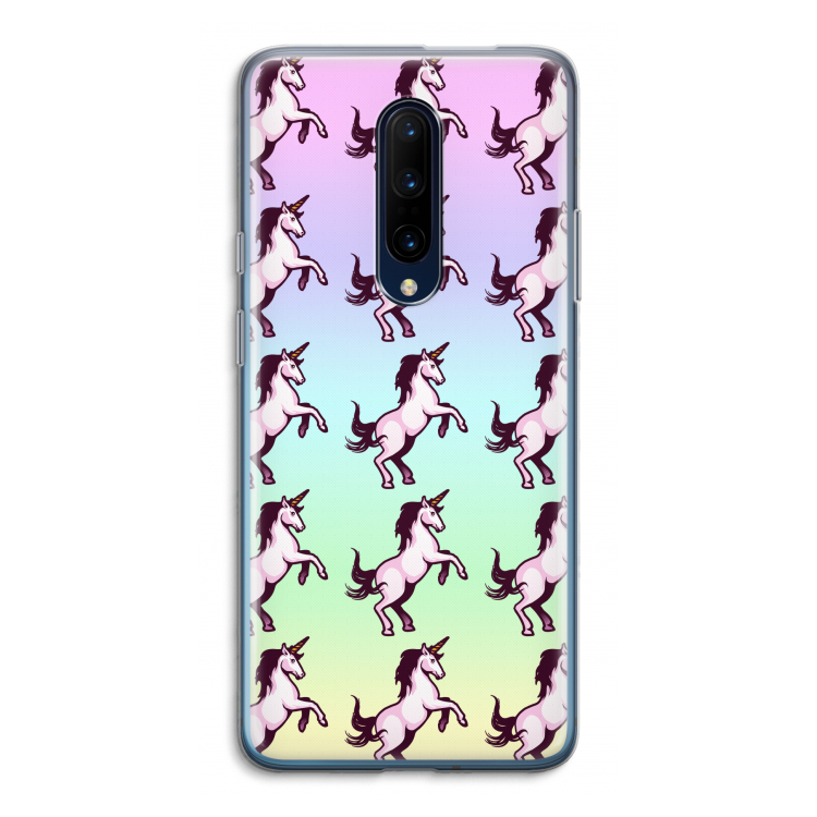 Musketon Unicorn: OnePlus 7 Pro Transparant Hoesje