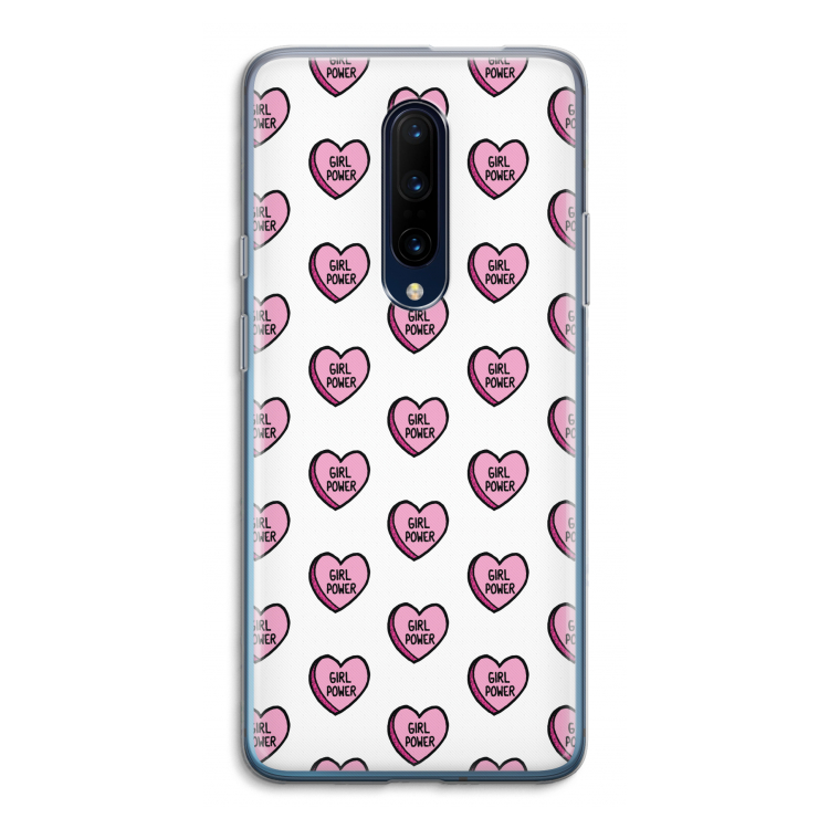 GIRL POWER: OnePlus 7 Pro Transparant Hoesje