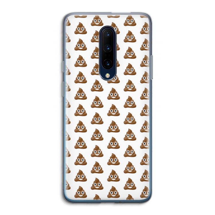 Poop emoji: OnePlus 7 Pro Transparant Hoesje