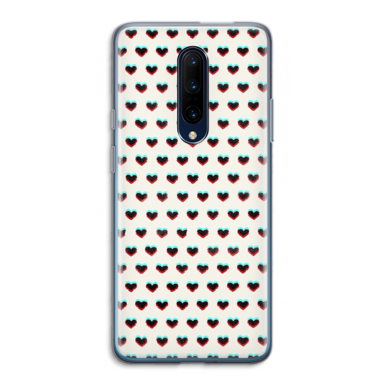Hartjes: OnePlus 7 Pro Transparant Hoesje