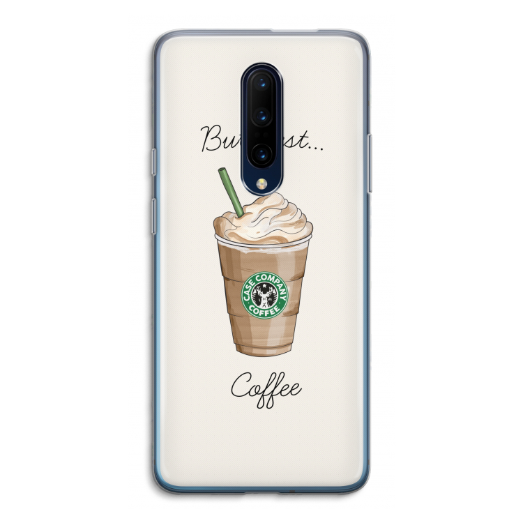 But first coffee: OnePlus 7 Pro Transparant Hoesje
