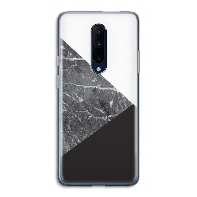 Combinatie marmer: OnePlus 7 Pro Transparant Hoesje