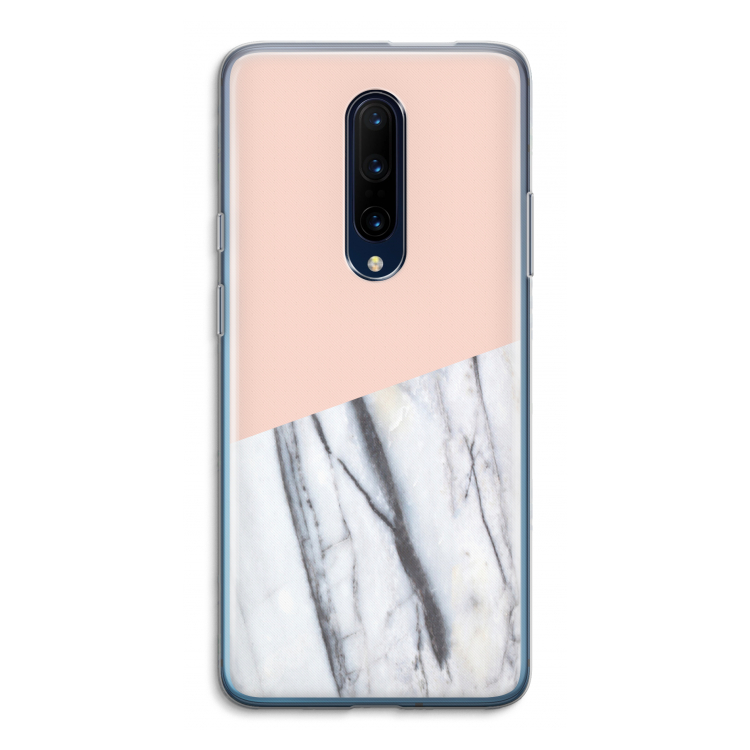 A touch of peach: OnePlus 7 Pro Transparant Hoesje