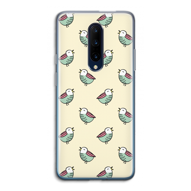 Vogeltjes: OnePlus 7 Pro Transparant Hoesje